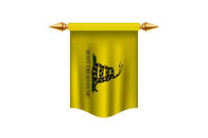 Gadsden Flag Royal Banner flag