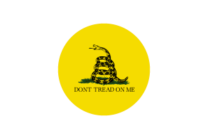 Gadsden Flag Circle Vector Free flag
