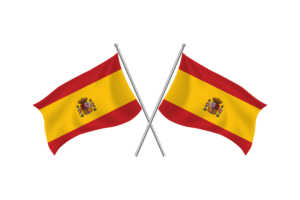 Spain Waving Friendship Flag flag