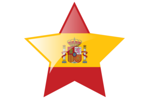Spain Flag Star Icon flag