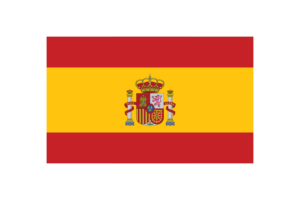 Spain Flag Triangle Vector Illustration flag