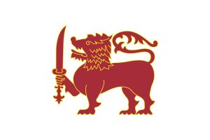 National Emblem of Sri Lanka flag