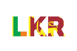 Sri Lankan rupee flag