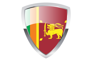 Sri Lanka Shield Flag flag