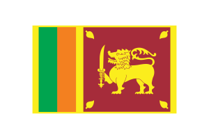 Sri Lanka Flag Triangle Vector Illustration flag
