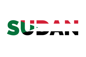 Sudan Text Art flag
