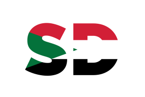 Sudan Country Code flag