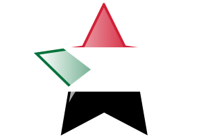 Sudan Flag Star Icon flag