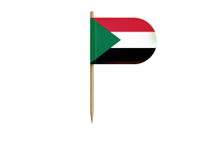 Sudan Flag for Desk, Table flag