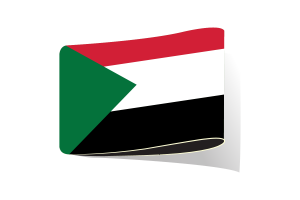 Sudan Flag Illustration Clipart flag