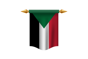Sudan Flag Royal Banner flag