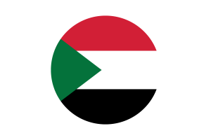 Sudan Flag Circle Vector Free flag