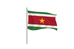 Suriname Flag Clipart flag