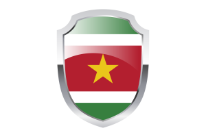 Suriname Shield Logo flag