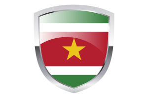 National Flag of Suriname Clipart flag