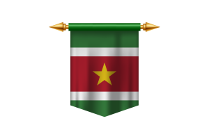 Emblem of the Republic of Suriname flag