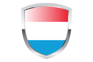 National Flag of Luxembourg Clipart flag