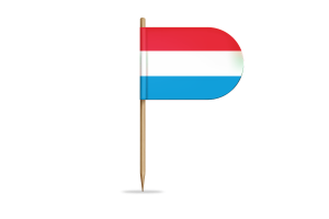 Luxembourg Flag for Desk, Table flag