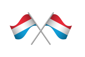 Luxembourg Flag Emblem Vector Free flag