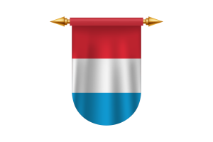 Luxembourg Flag Emblem Vector Images flag