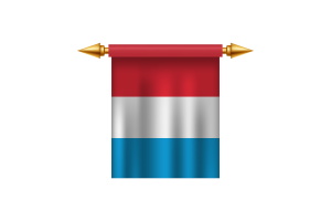 Luxembourg Royal Emblem flag