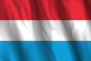 National Flag of Luxembourg flag