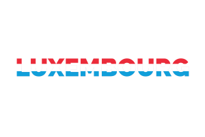 Luxembourg Text Art flag