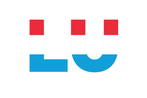 Luxembourg Country Code flag