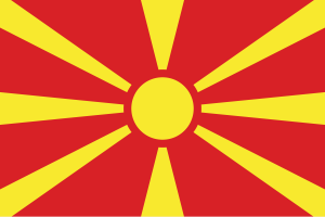 Flag of North Macedonia flag