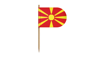 North Macedonia Flag for Desk, Table flag