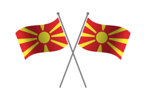 North Macedonia Friendship Flag flag