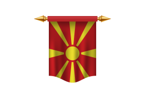 North Macedonia Flag Royal Banner flag