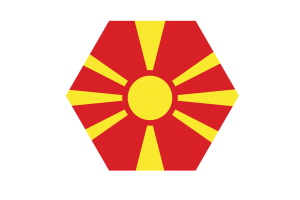 North Macedonia Flag Vector Free | SVG and PNG flag