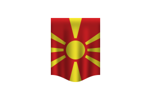 North Macedonia Flag Banner flag