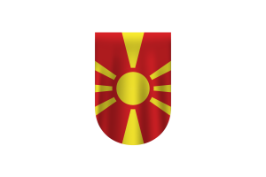 North Macedonia Flag Vector Free Dowanlod (SVG,PNG) flag