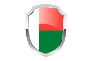 Madagascar Shield Logo flag