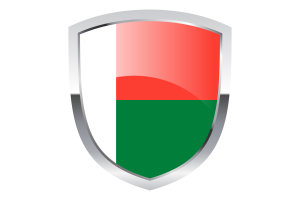 National Flag of Madagascar Clipart flag