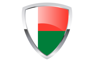 Madagascar Shield Flag flag