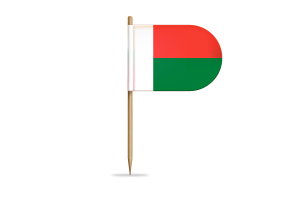 Madagascar Flag for Desk, Table flag