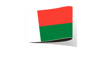 Madagascar Flag Illustration Clipart flag