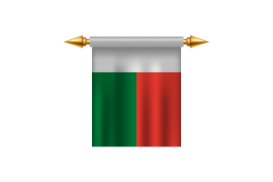 Madagascar Royal Emblem flag