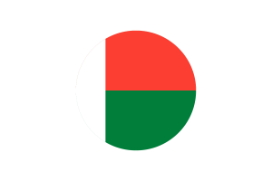 Madagascar Flag Circle Vector Free flag