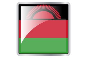 Malawi Flag Square icon flag