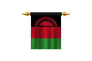 Malawi Royal Emblem flag