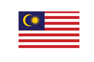 Malaysia Flag Triangle Vector Illustration flag