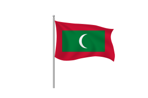 Maldives Flag Clipart flag