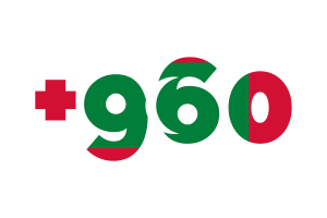 Maldives Calling Code flag