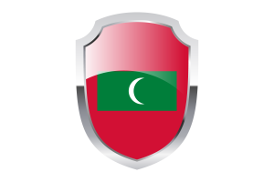 Maldives Shield Logo flag
