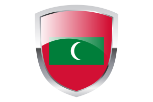 National Flag of Maldives Clipart flag