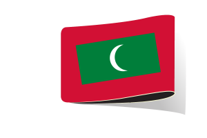 Maldives Flag Illustration Clipart flag